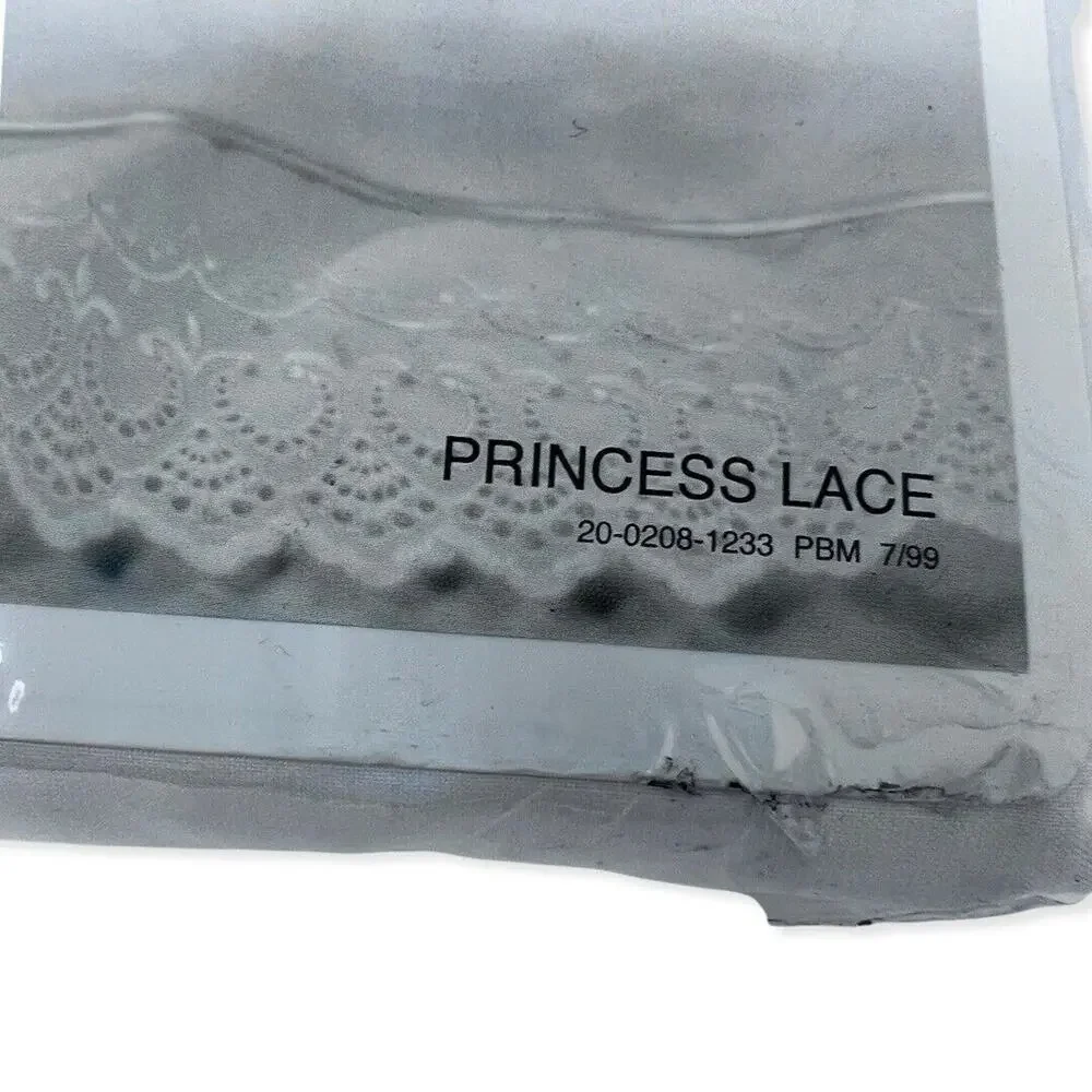 Vintage Fieldcrest Cannon White Princess Lace King Size Flat‎ Sheet